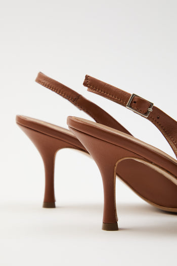 Tre Emme Slingback Cuoio Donna - 5