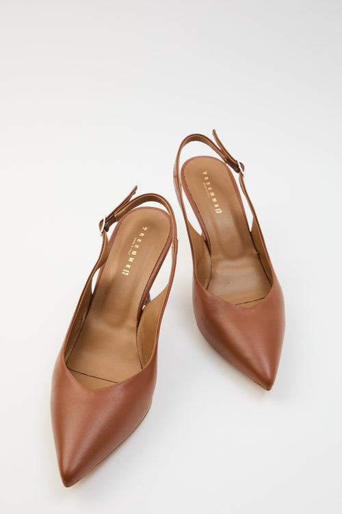 Tre Emme Slingback Cuoio Donna