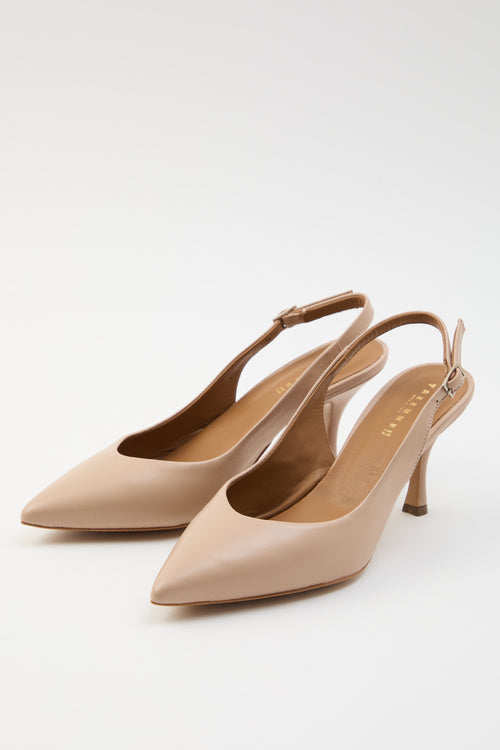 Tre Emme Slingback Nude Donna - 2