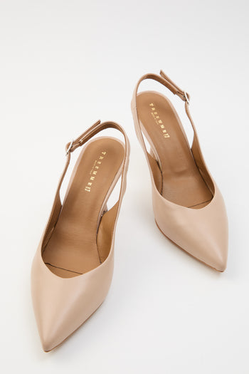 Tre Emme Slingback Nude Donna - 6