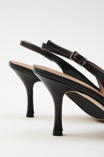 Tre Emme Slingback Nero Donna - 7