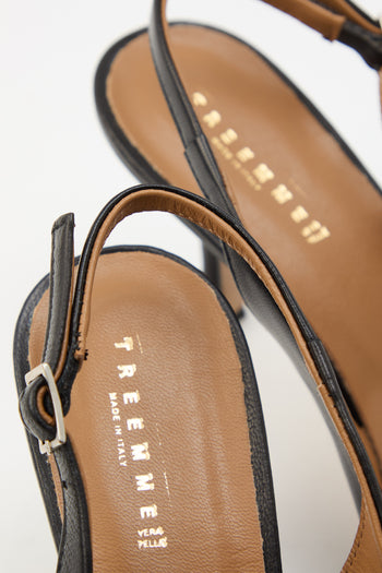 Tre Emme Slingback Nero Donna - 8