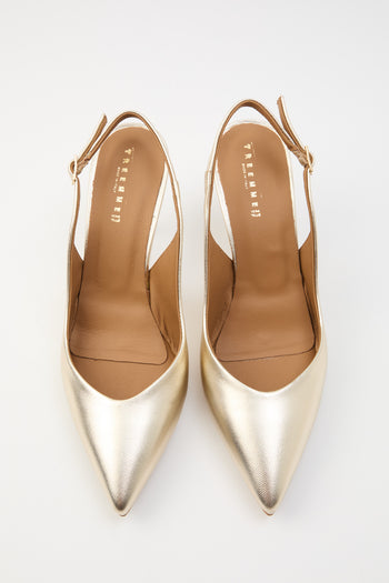 Tre Emme Slingback Platino Donna - 6