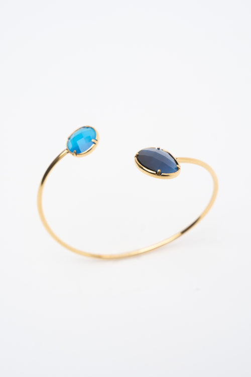 Tre Emme Bracciali Oro/blu Donna