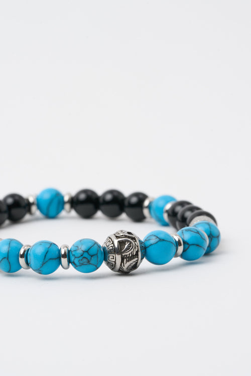 Tre Emme Bracciali Nero/turchese Uomo - 2