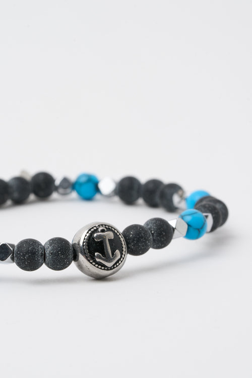 Tre Emme Bracciali Nero/azzurro Uomo - 2