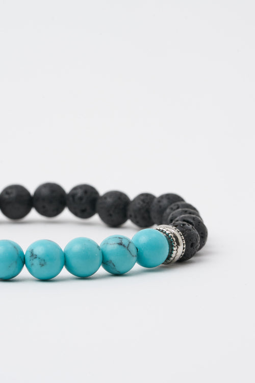 Tre Emme Bracciali Nero/turchese Uomo - 2