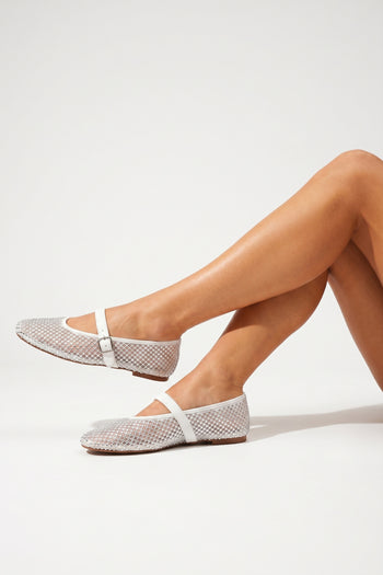 Tre Emme Ballerina White Donna - 9
