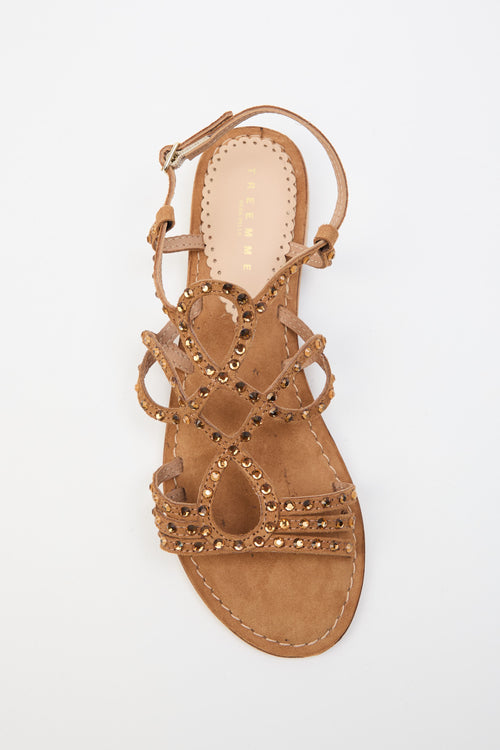 Tre Emme Sandalo Camel Donna - 2