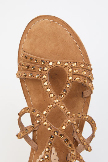 Tre Emme Sandalo Camel Donna - 3