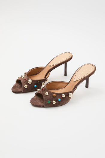 Tre Emme Ciabatta Dark Brown Donna - 3
