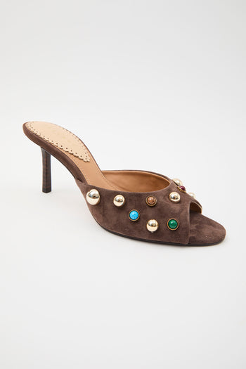 Tre Emme Ciabatta Dark Brown Donna - 5