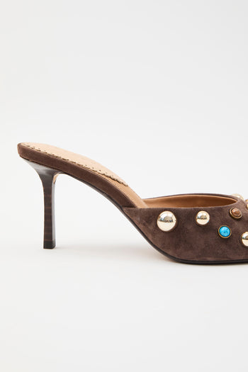 Tre Emme Ciabatta Dark Brown Donna - 7