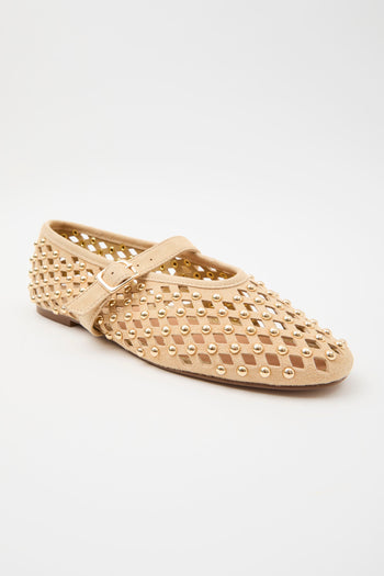 Tre Emme Ballerina Beige Donna - 5