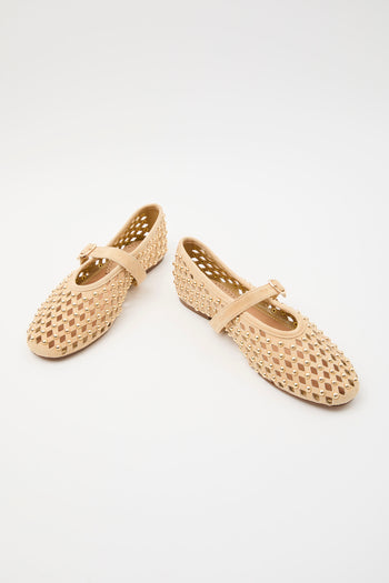 Tre Emme Ballerina Beige Donna - 6