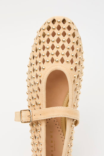 Tre Emme Ballerina Beige Donna - 8