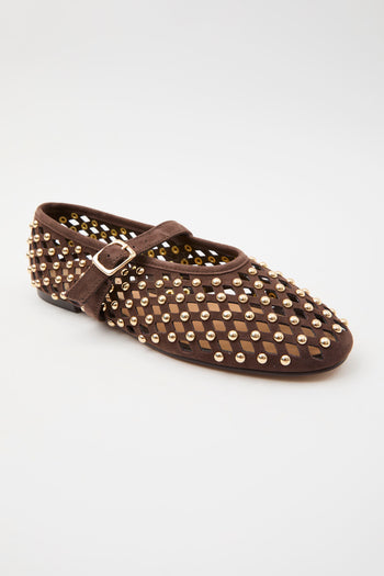 Tre Emme Ballerina Dark Brown Donna - 6