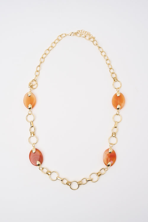 Tre Emme Collane Oro/arancio Donna