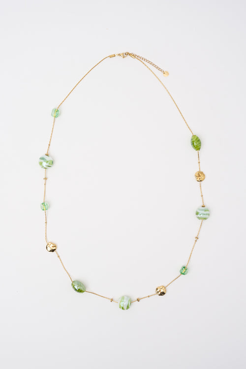 Tre Emme Collane Oro/verde Donna