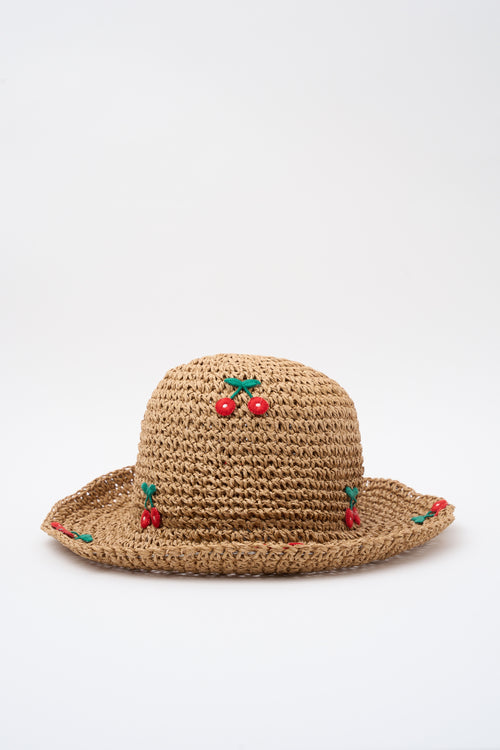 Tre Emme Cappello Ciliegia/naturale Donna