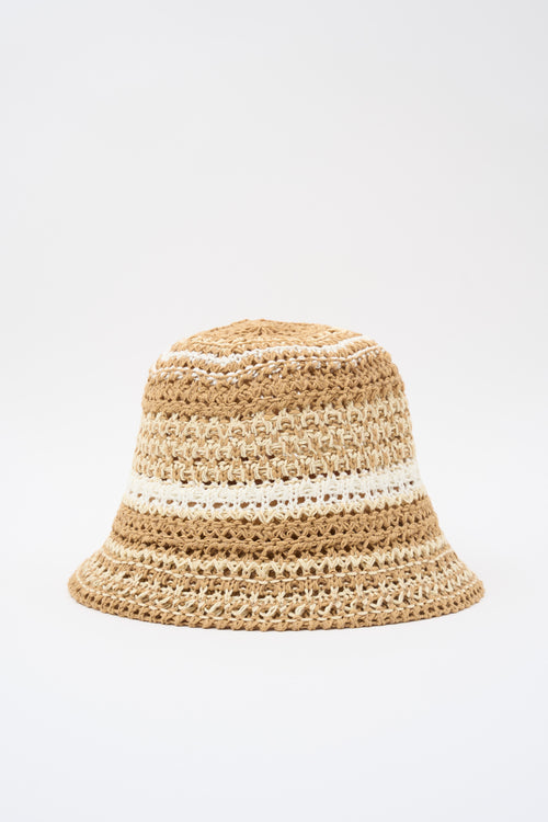 Tre Emme Cappello Naturale/beige/bianco Donna