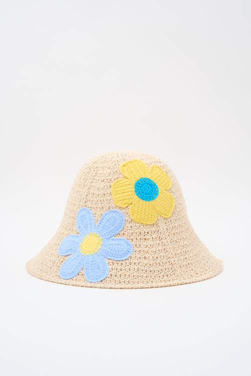Tre Emme Cappello Giallo/azzurro Donna
