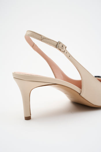 Tre Emme Slingback Nero+milk Donna - 4