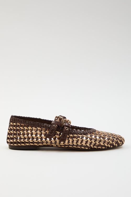 Tre Emme Ballerina Dark Brown Donna