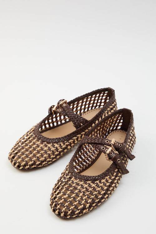 Tre Emme Ballerina Dark Brown Donna - 2