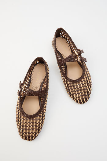 Tre Emme Ballerina Dark Brown Donna - 5
