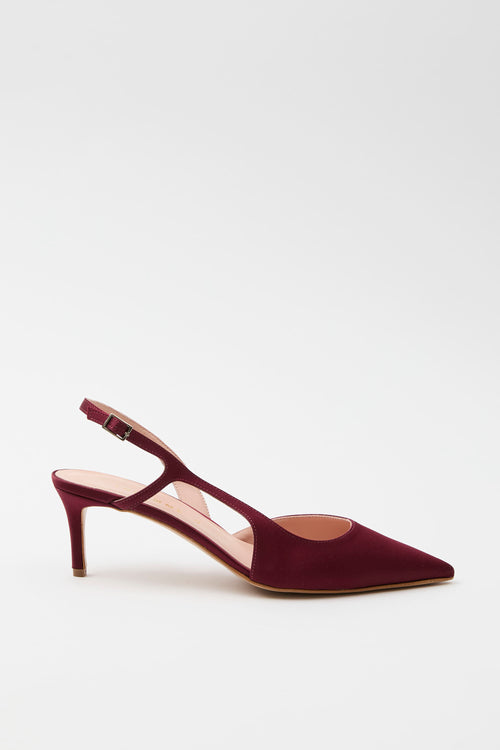 Tre Emme Slingback Bordò Donna