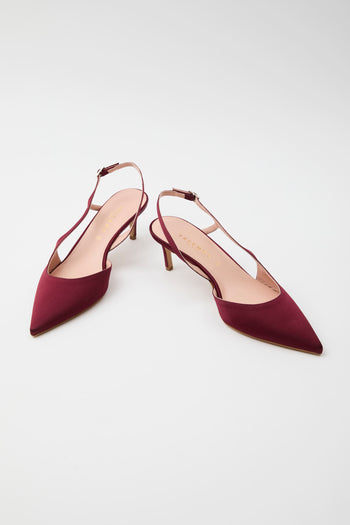 Tre Emme Slingback Bordò Donna - 7