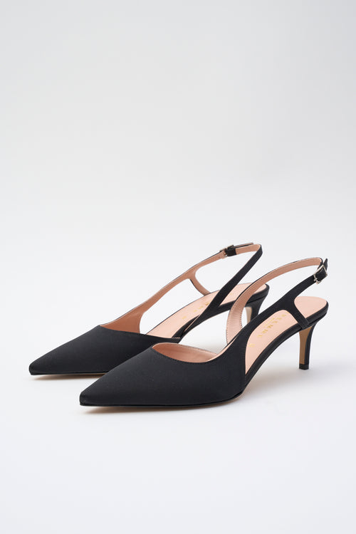 Tre Emme Slingback Nero Donna - 2