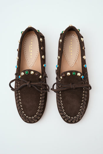 Tre Emme Mocassino Mogano Donna - 5