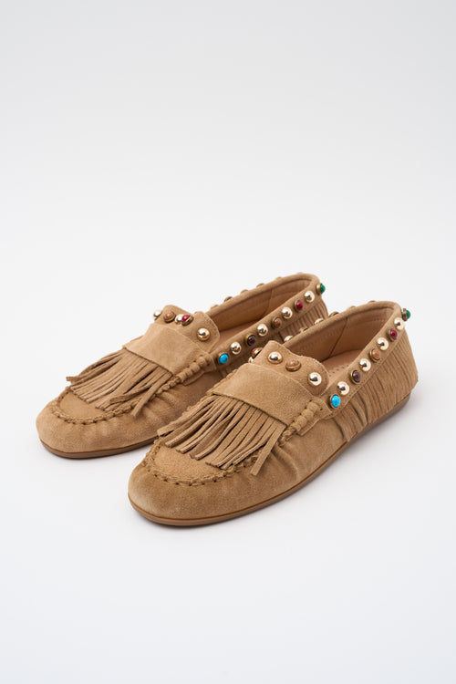 Tre Emme Mocassino Tan Donna