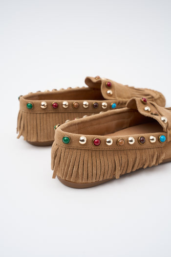 Tre Emme Mocassino Tan Donna - 4