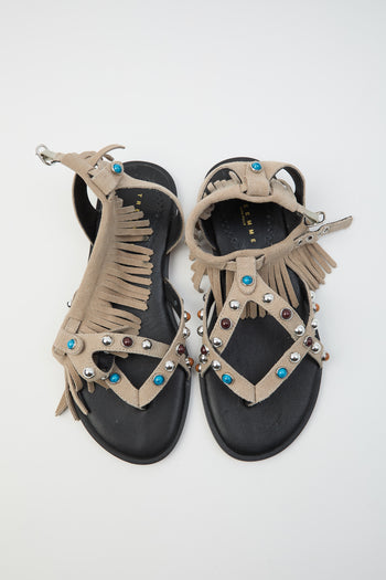 Tre Emme Sandalo Mouton Donna - 5