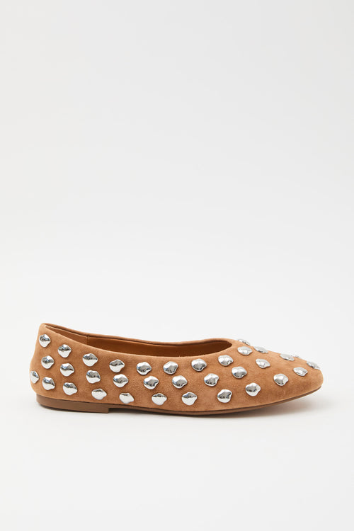 Tre Emme Ballerina Tan Donna - 2