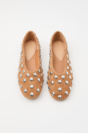 Tre Emme Ballerina Tan Donna - 4