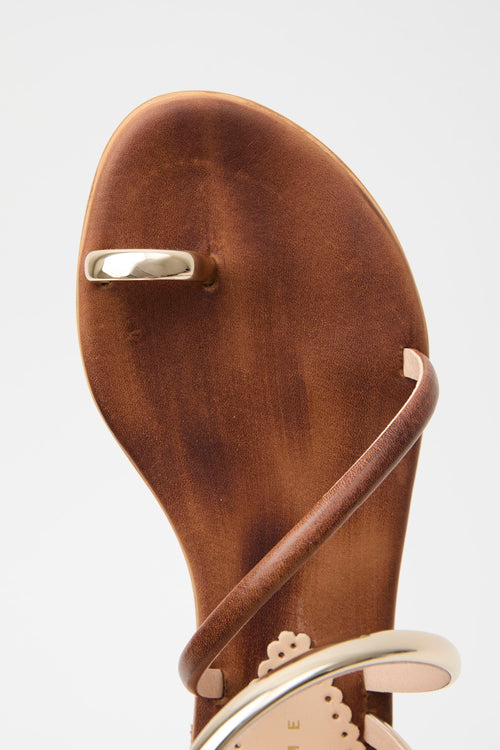 Tre Emme Sandalo Brown Donna