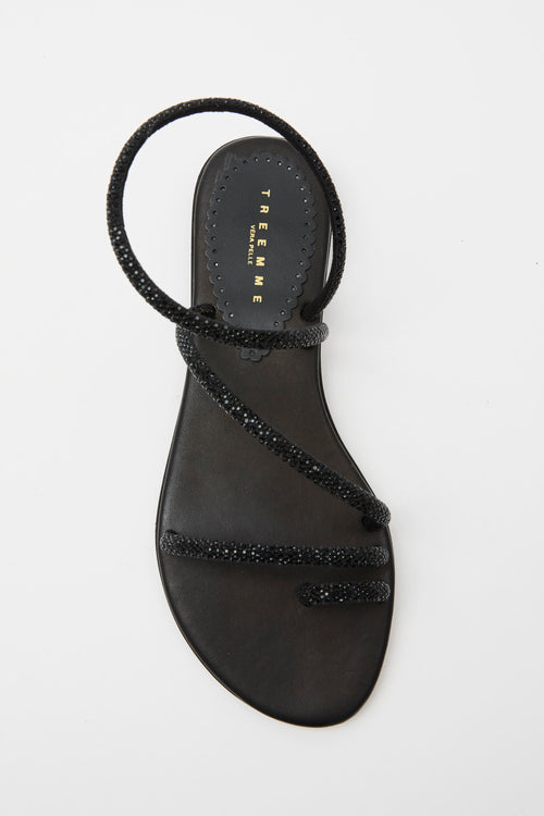 Tre Emme Sandalo Black Donna