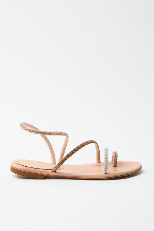 Tre Emme Sandalo Rose Gold/silver/gold Donna