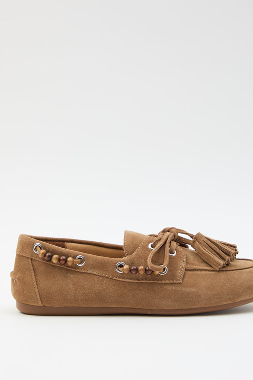 Tre Emme Mocassino Taupe Donna