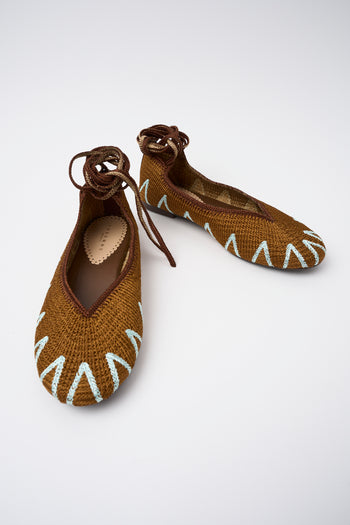 Tre Emme Ballerina Tan Donna - 6