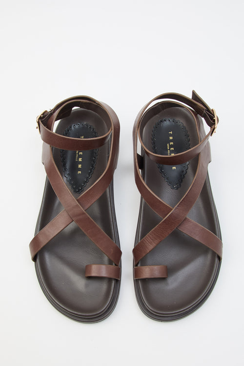 Tre Emme Sandalo Brown Donna - 2