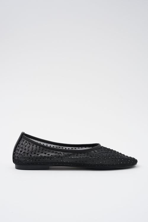 Ballerine Nere Con Elastico Glam 4981 da Donna Ballerine Nere Con Elastico Glam 4981 da Donna