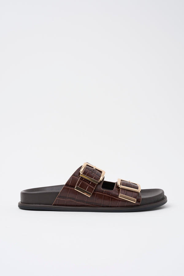 Tre Emme Ciabatta Brown Donna