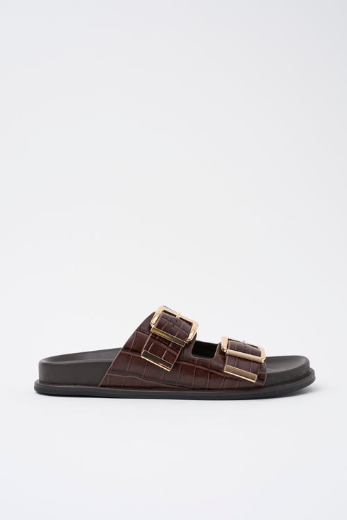 Tre Emme Ciabatta Brown Donna