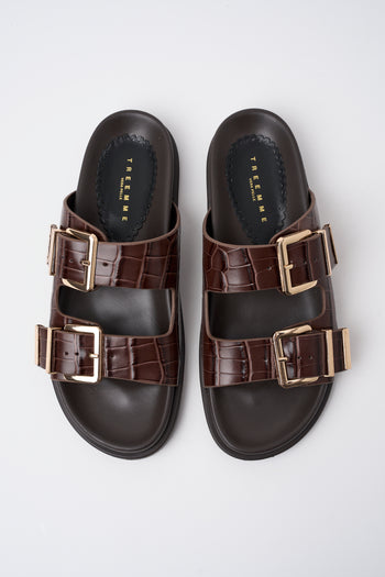 Tre Emme Ciabatta Brown Donna - 3