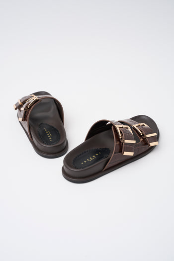 Tre Emme Ciabatta Brown Donna - 5